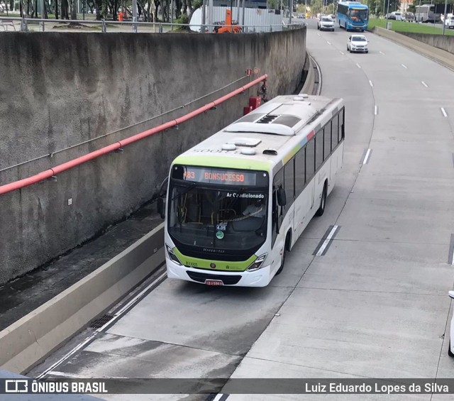 Viação VG B31005 na cidade de Rio de Janeiro, Rio de Janeiro, Brasil, por Luiz Eduardo Lopes da Silva. Número da foto: #10011599.