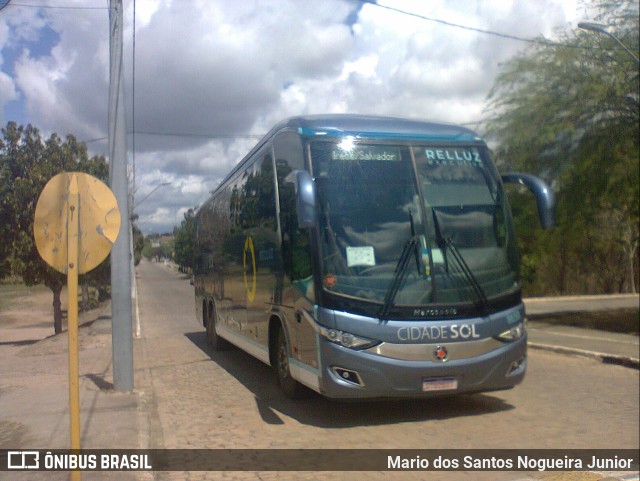 Viação Cidade Sol 8650 na cidade de Piritiba, Bahia, Brasil, por Mario dos Santos Nogueira Junior. Número da foto: #10011434.