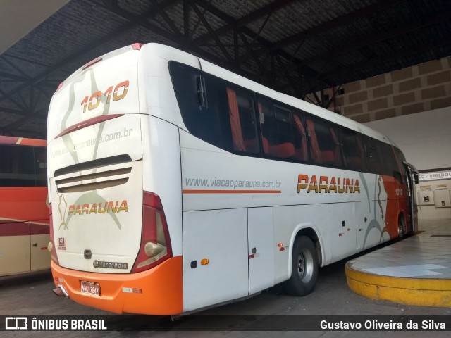 Viação Paraúna 1010 na cidade de Goiânia, Goiás, Brasil, por Gustavo Oliveira da Silva. Número da foto: #10012593.