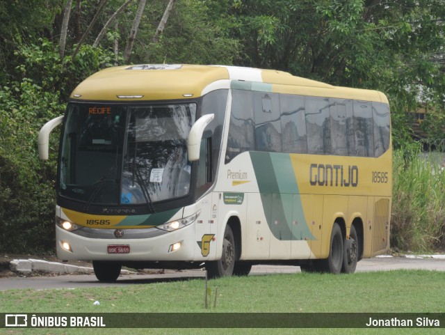 Empresa Gontijo de Transportes 18585 na cidade de Recife, Pernambuco, Brasil, por Jonathan Silva. Número da foto: #10011282.
