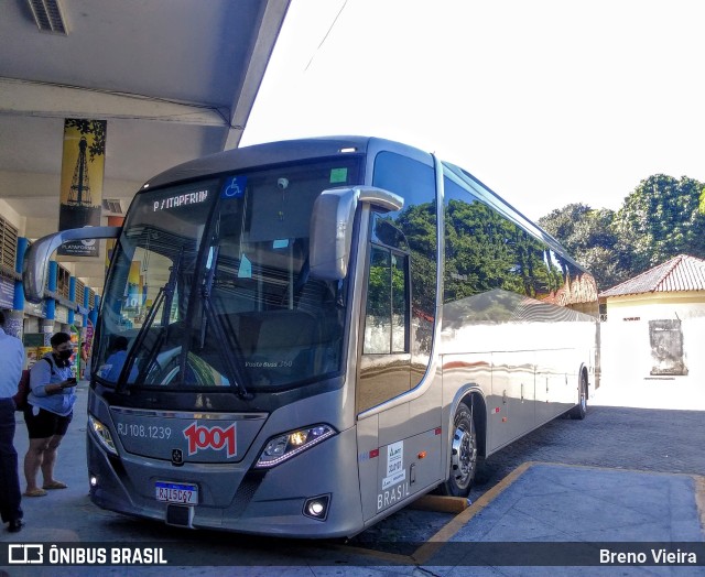 Auto Viação 1001 RJ 108.1239 na cidade de Campos dos Goytacazes, Rio de Janeiro, Brasil, por Breno Vieira. Número da foto: #10012865.