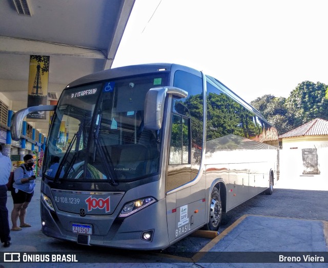 Auto Viação 1001 RJ 108.1239 na cidade de Campos dos Goytacazes, Rio de Janeiro, Brasil, por Breno Vieira. ID da foto: 10012865.