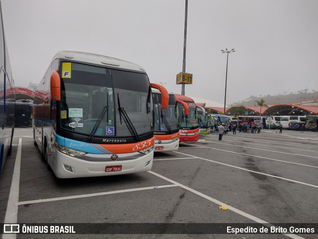 Viação Vale do Tietê 835 na cidade de Aparecida, São Paulo, Brasil, por Espedito de Brito Gomes. Número da foto: #10011497.