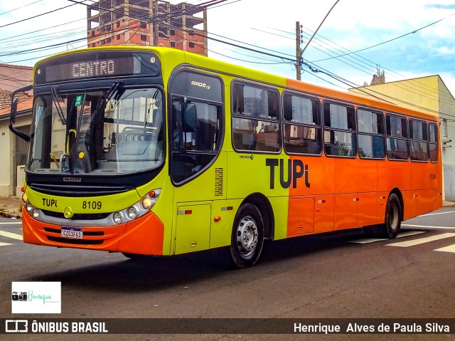 TUPi Transportes Urbanos Piracicaba 8109 na cidade de Piracicaba, São Paulo, Brasil, por Henrique Alves de Paula Silva. Número da foto: #10012878.