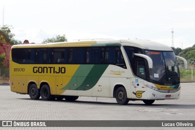 Empresa Gontijo de Transportes 18970 na cidade de Guarapari, Espírito Santo, Brasil, por Lucas Oliveira. Número da foto: #10013078.