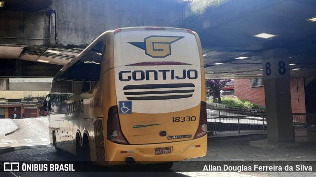 Empresa Gontijo de Transportes 18330 na cidade de Belo Horizonte, Minas Gerais, Brasil, por Allan Douglas Ferreira da Silva. Número da foto: #10012912.