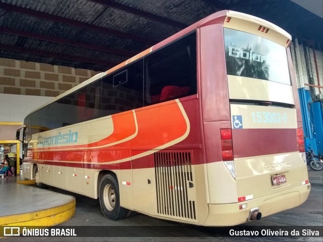 Auto Viação Goianésia 153003-0 na cidade de Goiânia, Goiás, Brasil, por Gustavo Oliveira da Silva. Número da foto: #10012607.