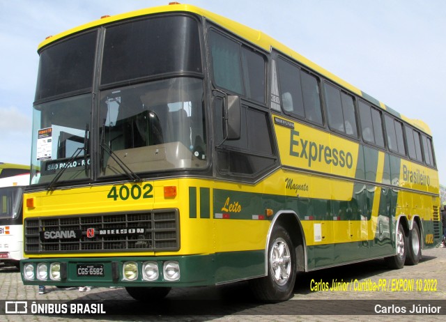 Expresso Brasileiro 4002 na cidade de Goiânia, Goiás, Brasil, por Carlos Júnior. ID da foto: 10012196.