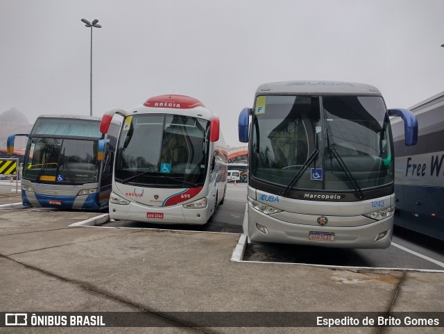 Kuba Turismo 1243 na cidade de Aparecida, São Paulo, Brasil, por Espedito de Brito Gomes. Número da foto: #10013099.