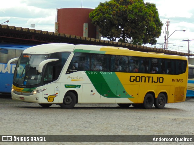 Empresa Gontijo de Transportes 18460 na cidade de Vitória da Conquista, Bahia, Brasil, por Anderson Queiroz. ID da foto: 10012761.