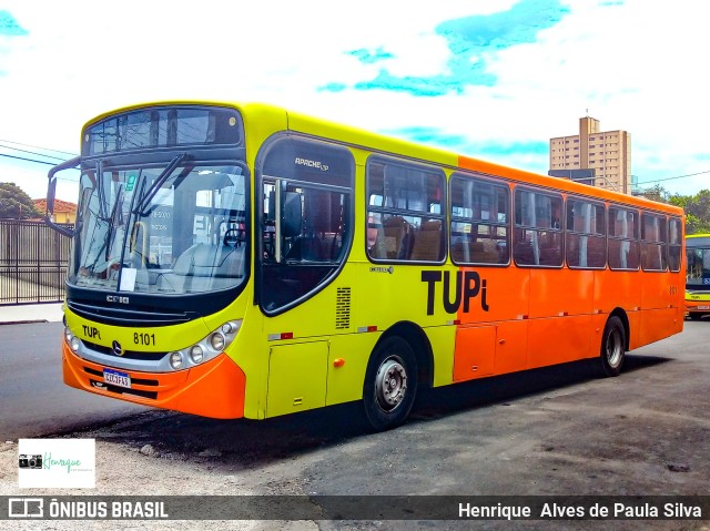 TUPi Transportes Urbanos Piracicaba 8101 na cidade de Piracicaba, São Paulo, Brasil, por Henrique Alves de Paula Silva. ID da foto: 10012898.