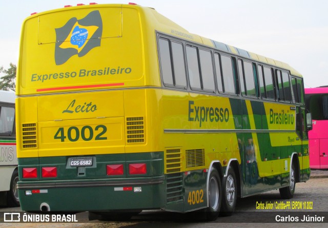 Expresso Brasileiro 4002 na cidade de Curitiba, Paraná, Brasil, por Carlos Júnior. ID da foto: 10012193.