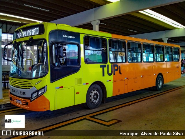 TUPi Transportes Urbanos Piracicaba 8355 na cidade de Piracicaba, São Paulo, Brasil, por Henrique Alves de Paula Silva. Número da foto: #10012893.