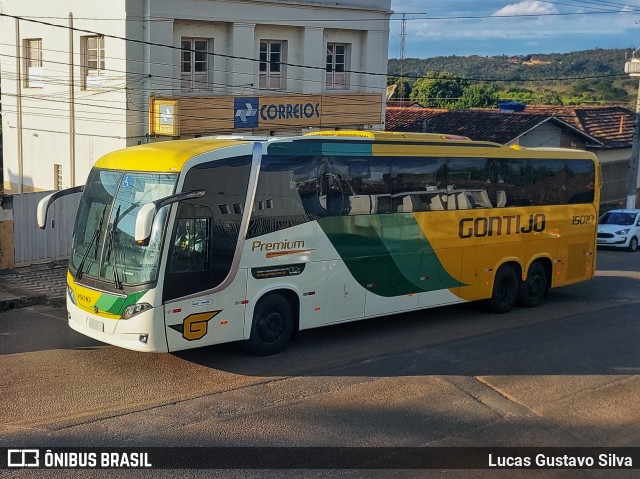 Empresa Gontijo de Transportes 15010 na cidade de Cordisburgo, Minas Gerais, Brasil, por Lucas Gustavo Silva. ID da foto: 10014062.