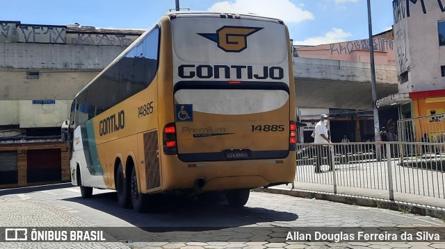 Empresa Gontijo de Transportes 14885 na cidade de Belo Horizonte, Minas Gerais, Brasil, por Allan Douglas Ferreira da Silva. Número da foto: #10012124.