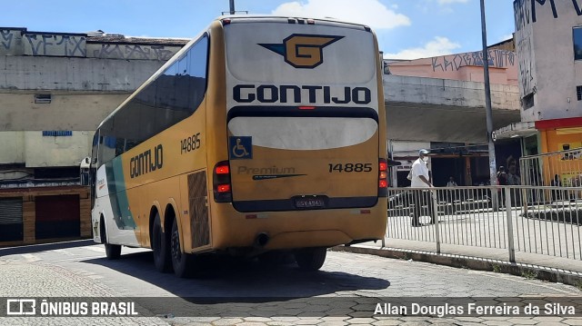 Empresa Gontijo de Transportes 14885 na cidade de Belo Horizonte, Minas Gerais, Brasil, por Allan Douglas Ferreira da Silva. ID da foto: 10012124.