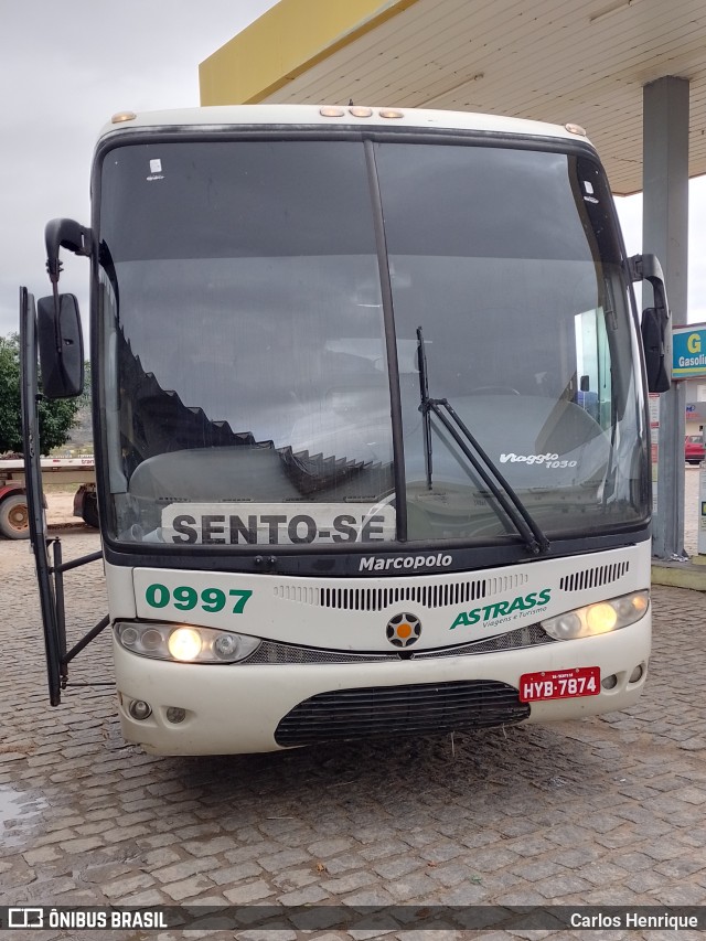 ASTRASS - Associação de Transporte Alternativo de Sento Sé 0997 na cidade de Sento Sé, Bahia, Brasil, por Carlos Henrique. ID da foto: 10013382.