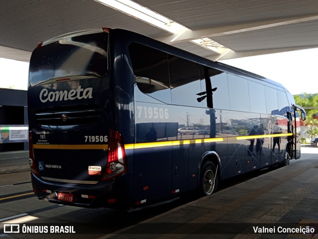 Viação Cometa 719506 na cidade de São Bernardo do Campo, São Paulo, Brasil, por Valnei Conceição. ID da foto: 10012648.