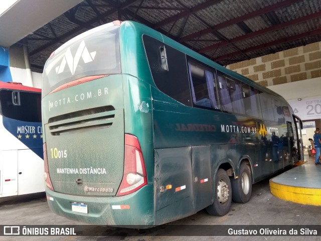 Viação Motta 10015 na cidade de Goiânia, Goiás, Brasil, por Gustavo Oliveira da Silva. Número da foto: #10012628.