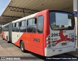 Itajaí Transportes Coletivos 2963 na cidade de Campinas, São Paulo, Brasil, por Clóvis Henryque Pacheco dos Santos. Número da foto: #:id.