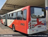 Itajaí Transportes Coletivos 2963 na cidade de Campinas, São Paulo, Brasil, por Clóvis Henryque Pacheco dos Santos. ID da foto: :id.