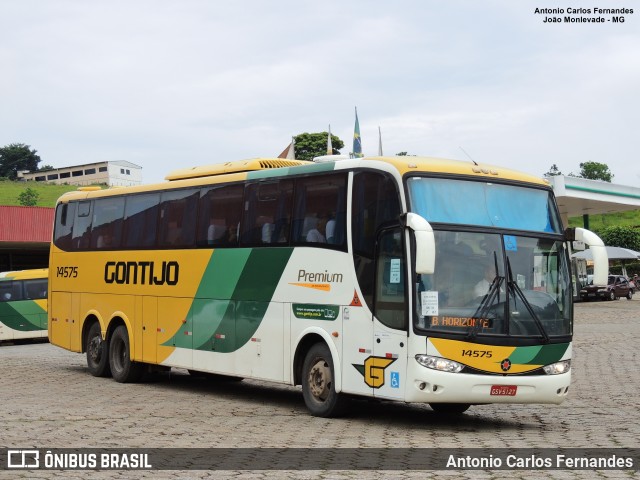 Empresa Gontijo de Transportes 14575 na cidade de João Monlevade, Minas Gerais, Brasil, por Antonio Carlos Fernandes. Número da foto: #9964984.