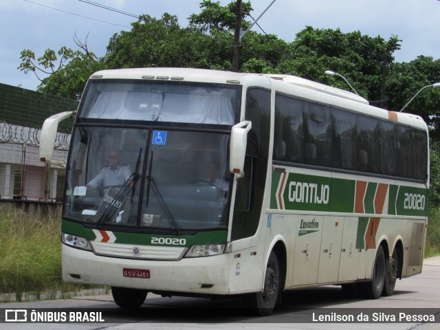 Empresa Gontijo de Transportes 20020 na cidade de Recife, Pernambuco, Brasil, por Lenilson da Silva Pessoa. ID da foto: 9964766.