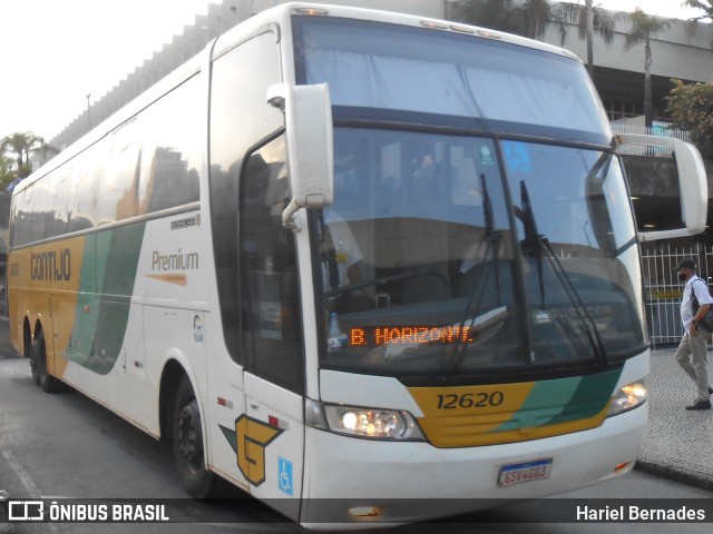 Empresa Gontijo de Transportes 12620 na cidade de Belo Horizonte, Minas Gerais, Brasil, por Hariel Bernades. Número da foto: #9966259.