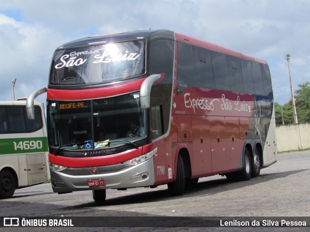 Expresso São Luiz 7790 na cidade de Caruaru, Pernambuco, Brasil, por Lenilson da Silva Pessoa. ID da foto: 9964609.