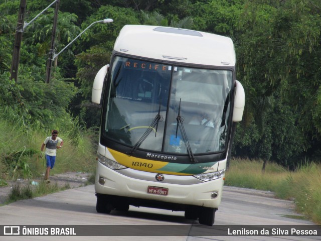 Empresa Gontijo de Transportes 18140 na cidade de Recife, Pernambuco, Brasil, por Lenilson da Silva Pessoa. Número da foto: #9964626.