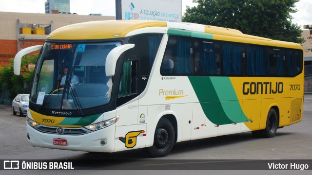 Empresa Gontijo de Transportes 7070 na cidade de Feira de Santana, Bahia, Brasil, por Victor Hugo. ID da foto: 9965253.