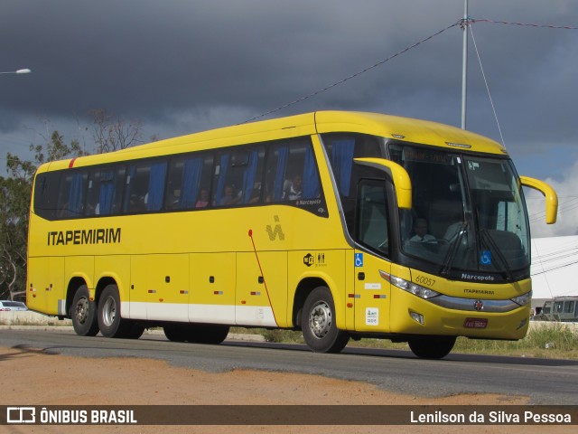 Viação Itapemirim 60057 na cidade de Caruaru, Pernambuco, Brasil, por Lenilson da Silva Pessoa. Número da foto: #9965155.