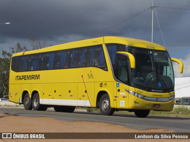 Viação Itapemirim 60057 na cidade de Caruaru, Pernambuco, Brasil, por Lenilson da Silva Pessoa. ID da foto: 9965155.