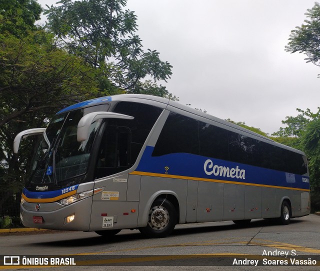 Viação Cometa 18548 na cidade de São Paulo, São Paulo, Brasil, por Andrey  Soares Vassão. Número da foto: #9964439.