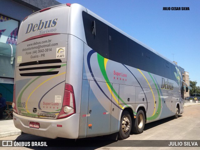 Debus Turismo 2016 na cidade de Porto Alegre, Rio Grande do Sul, Brasil, por JULIO SILVA. ID da foto: 9965562.