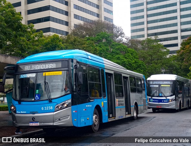 Viação Paratodos > São Jorge > Metropolitana São Paulo > Mobibrasil 6 3238 na cidade de São Paulo, São Paulo, Brasil, por Felipe Goncalves do Vale. Número da foto: #9963932.