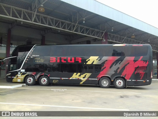 Bitur Transporte Coletivo e Turismo 1550 na cidade de União da Vitória, Paraná, Brasil, por Djianinih B Mileski. ID da foto: 9964586.