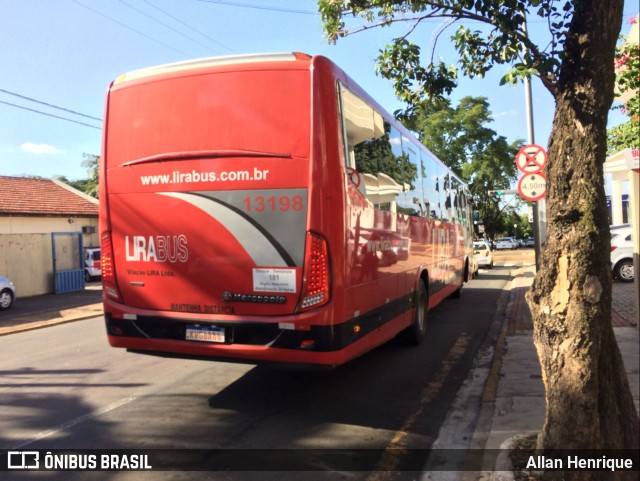 Lirabus 13198 na cidade de Paulínia, São Paulo, Brasil, por Allan Henrique. Número da foto: #9965449.