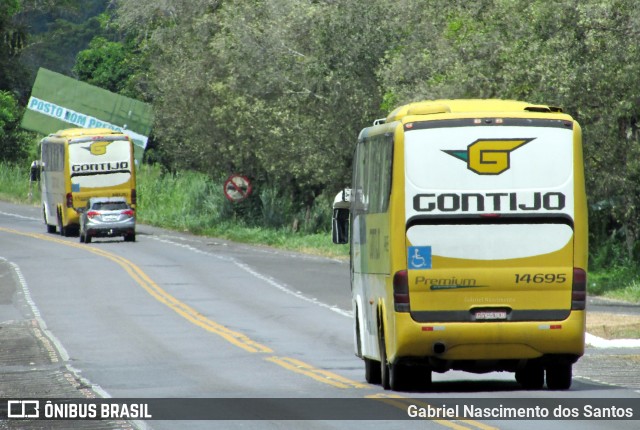 Empresa Gontijo de Transportes 14695 na cidade de Itajuípe, Bahia, Brasil, por Gabriel Nascimento dos Santos. Número da foto: #9965516.