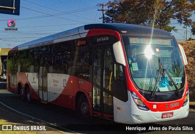 Itajaí Transportes Coletivos 2058 na cidade de Campinas, São Paulo, Brasil, por Henrique Alves de Paula Silva. ID da foto: 9966485.