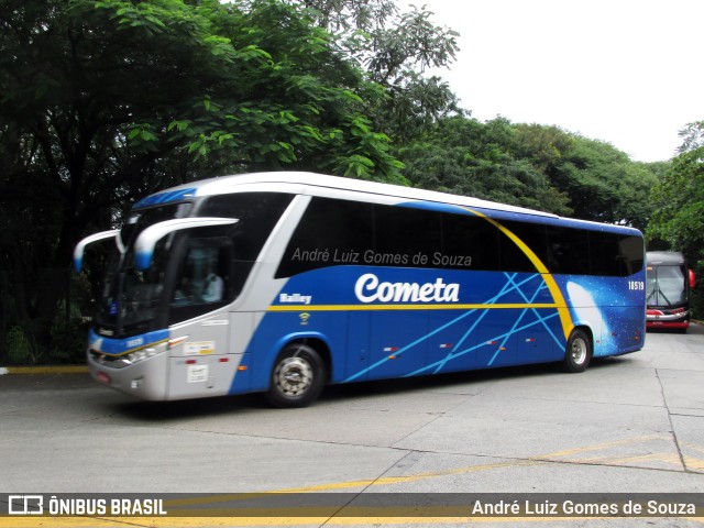 Viação Cometa 18519 na cidade de São Paulo, São Paulo, Brasil, por André Luiz Gomes de Souza. ID da foto: 10016184.