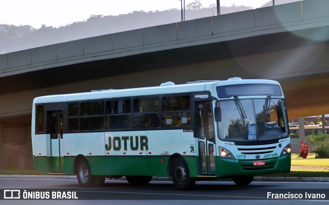 Jotur - Auto Ônibus e Turismo Josefense 1272 na cidade de Florianópolis, Santa Catarina, Brasil, por Francisco Ivano. ID da foto: 10015078.