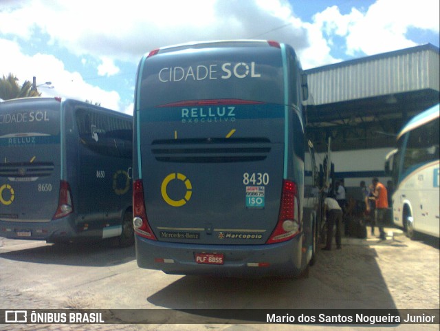 Viação Cidade Sol 8430 na cidade de Piritiba, Bahia, Brasil, por Mario dos Santos Nogueira Junior. Número da foto: #10015740.