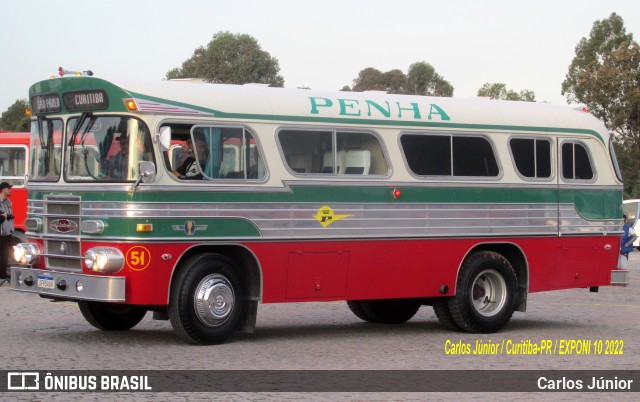 Empresa de Ônibus Nossa Senhora da Penha 1961 na cidade de Curitiba, Paraná, Brasil, por Carlos Júnior. ID da foto: 10016984.