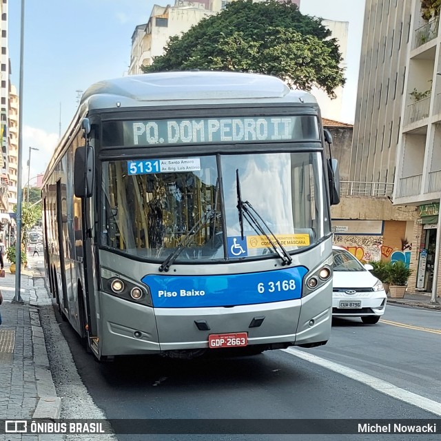Viação Paratodos > São Jorge > Metropolitana São Paulo > Mobibrasil 6 3168 na cidade de São Paulo, São Paulo, Brasil, por Michel Nowacki. Número da foto: #10016723.