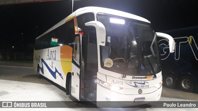 Aava RJ 666.016 na cidade de Guaratinguetá, São Paulo, Brasil, por Paulo Leandro. Número da foto: #10016021.