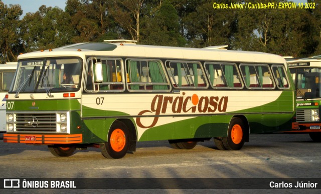 Viação Graciosa 07 na cidade de Curitiba, Paraná, Brasil, por Carlos Júnior. Número da foto: #10016855.