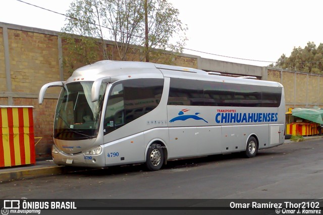 Transportes Chihuahuenses 4790 na cidade de Gustavo A. Madero, Ciudad de México, México, por Omar Ramírez Thor2102. Número da foto: #10014612.