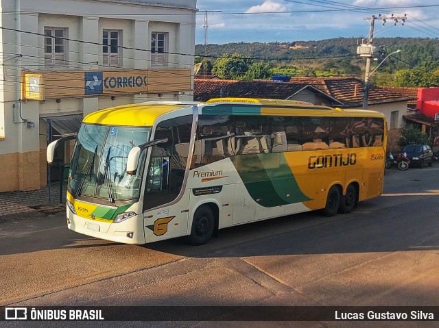 Empresa Gontijo de Transportes 15015 na cidade de Cordisburgo, Minas Gerais, Brasil, por Lucas Gustavo Silva. ID da foto: 10014646.