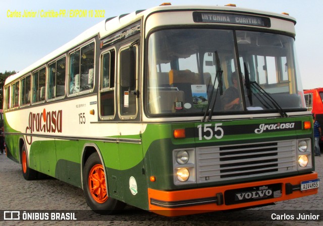 Viação Graciosa 155 na cidade de Curitiba, Paraná, Brasil, por Carlos Júnior. Número da foto: #10016823.